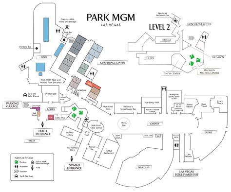 park mgm resort map